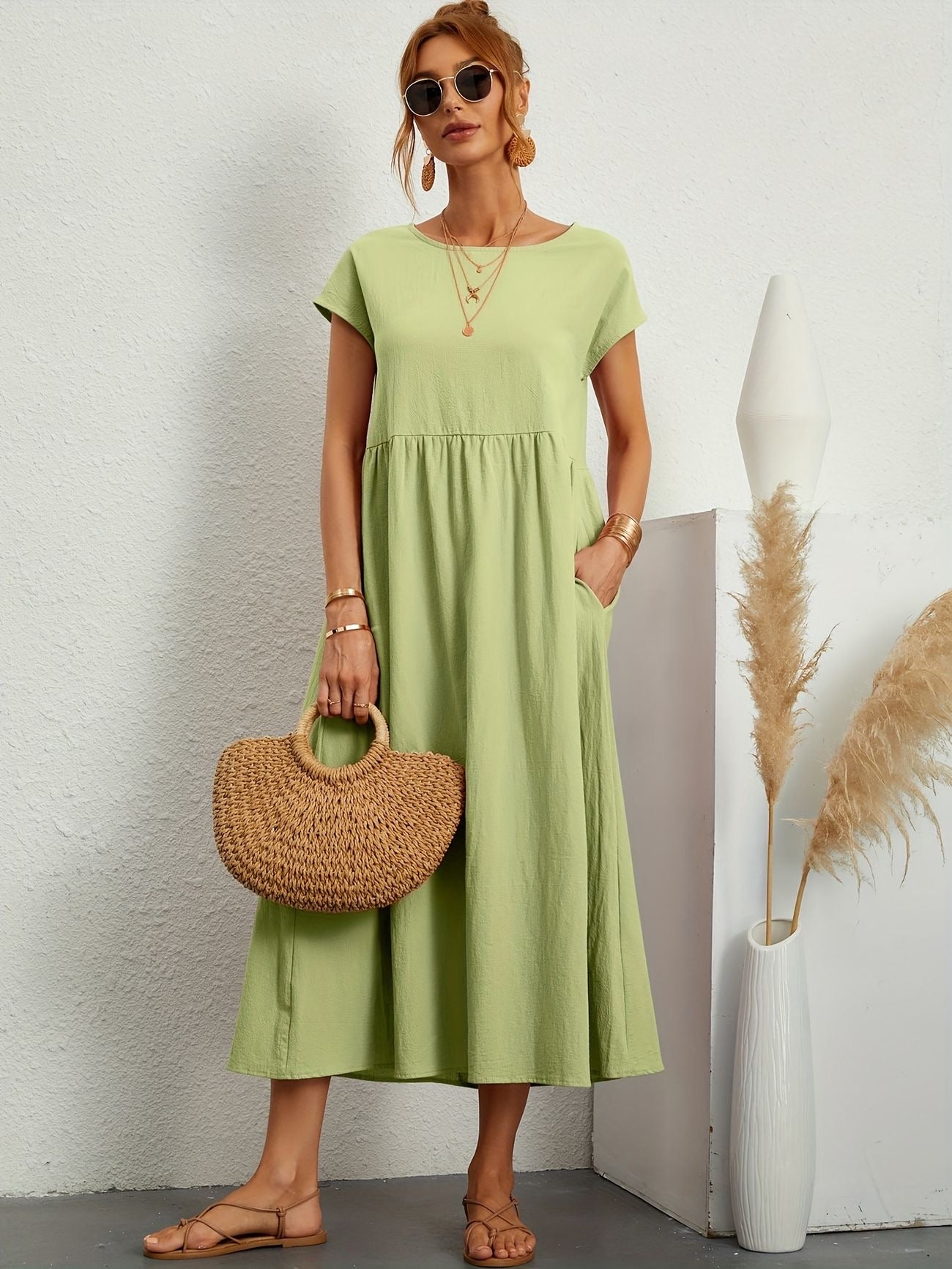 Breezy Comfort Spring Dress