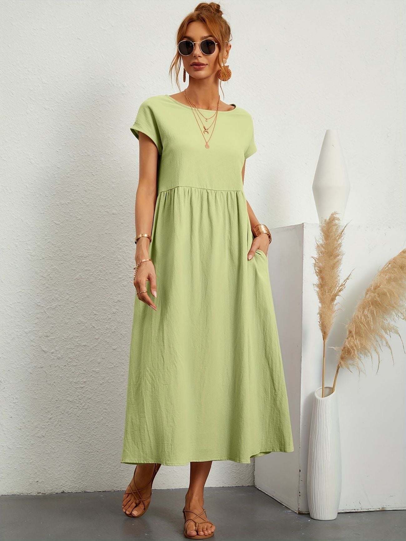 Elegant Comfort Spring Dress