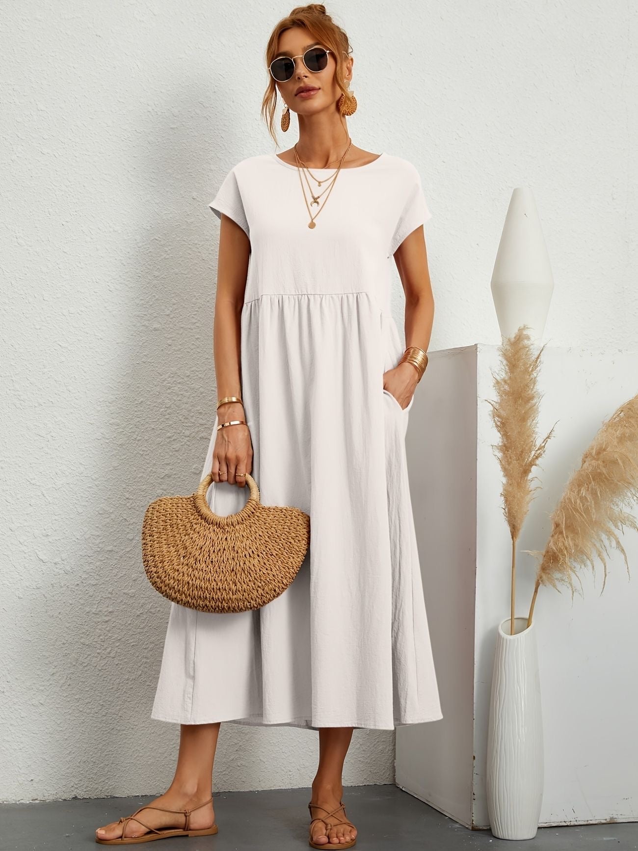 Elegant Comfort Spring Dress