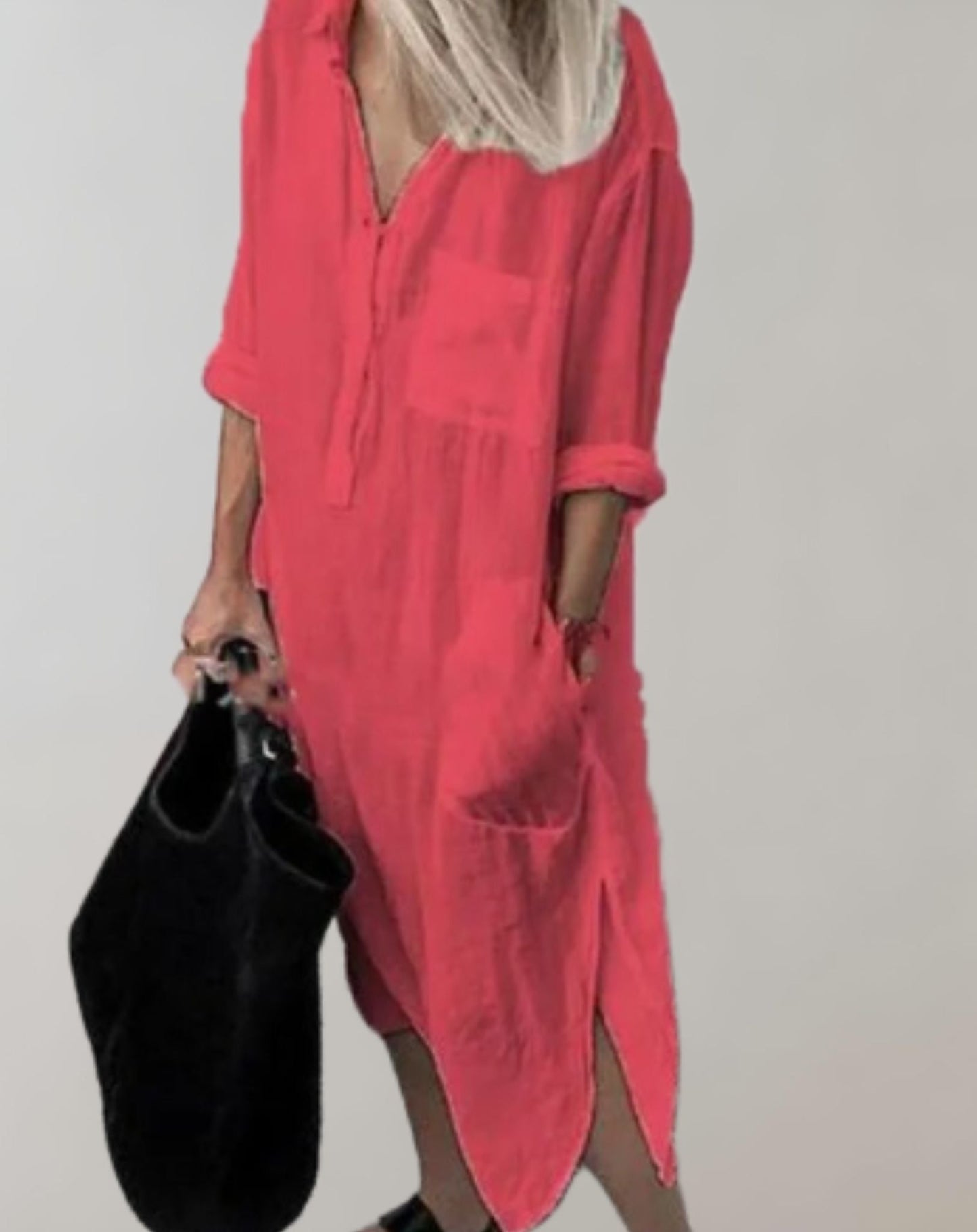 Curve-Loving Midi Dress