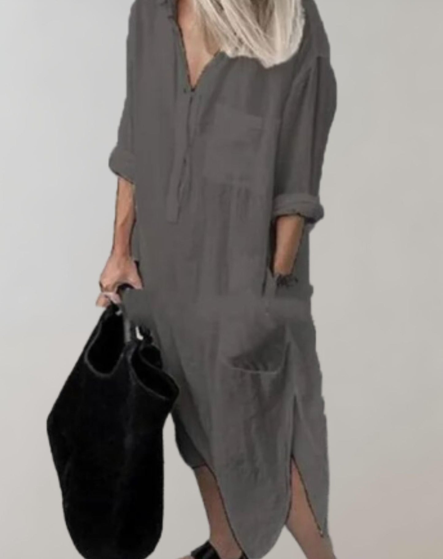 Curve-Loving Midi Dress