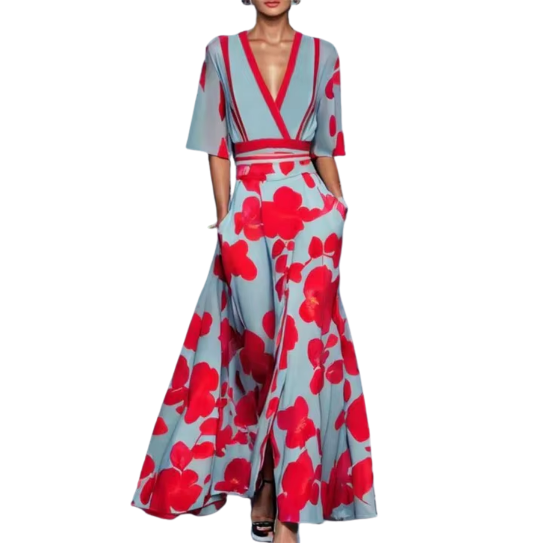 Floral Elegance Spring Dress
