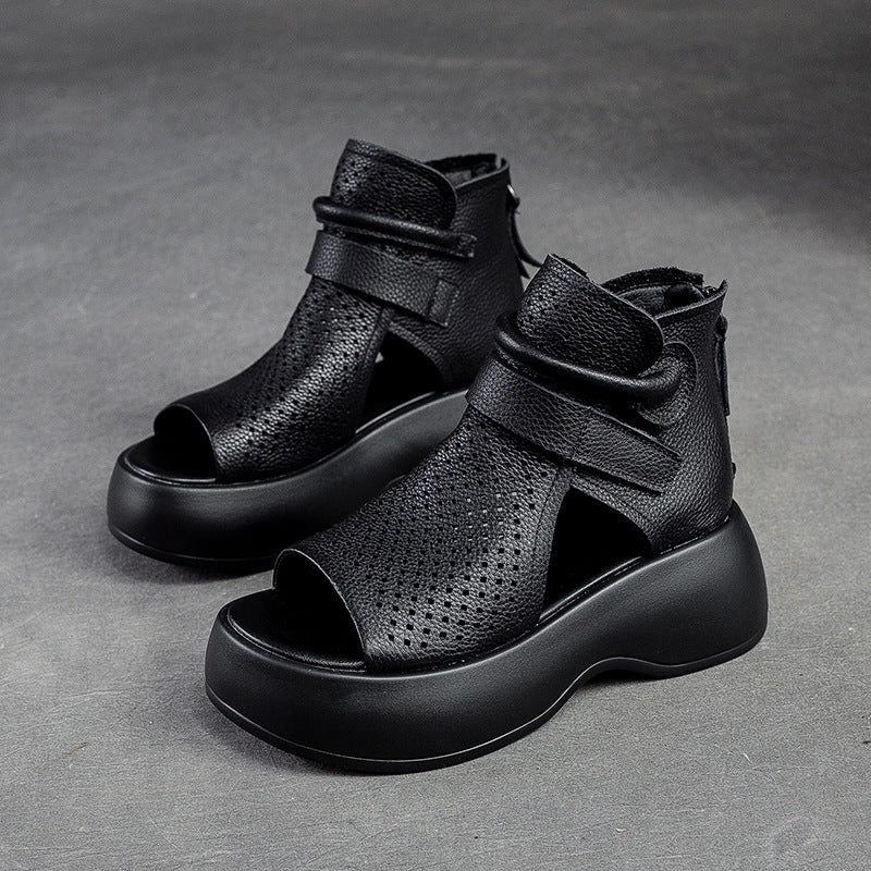 All-Day Support Leather Sandals