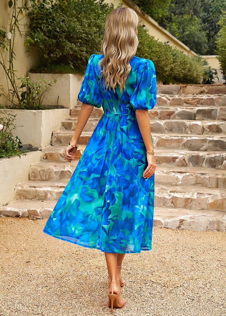 Effortless Floral Elegance Dress