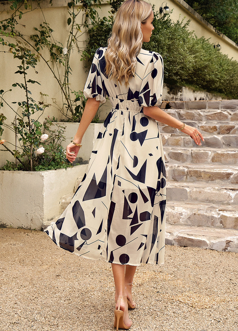 Effortless Floral Elegance Dress