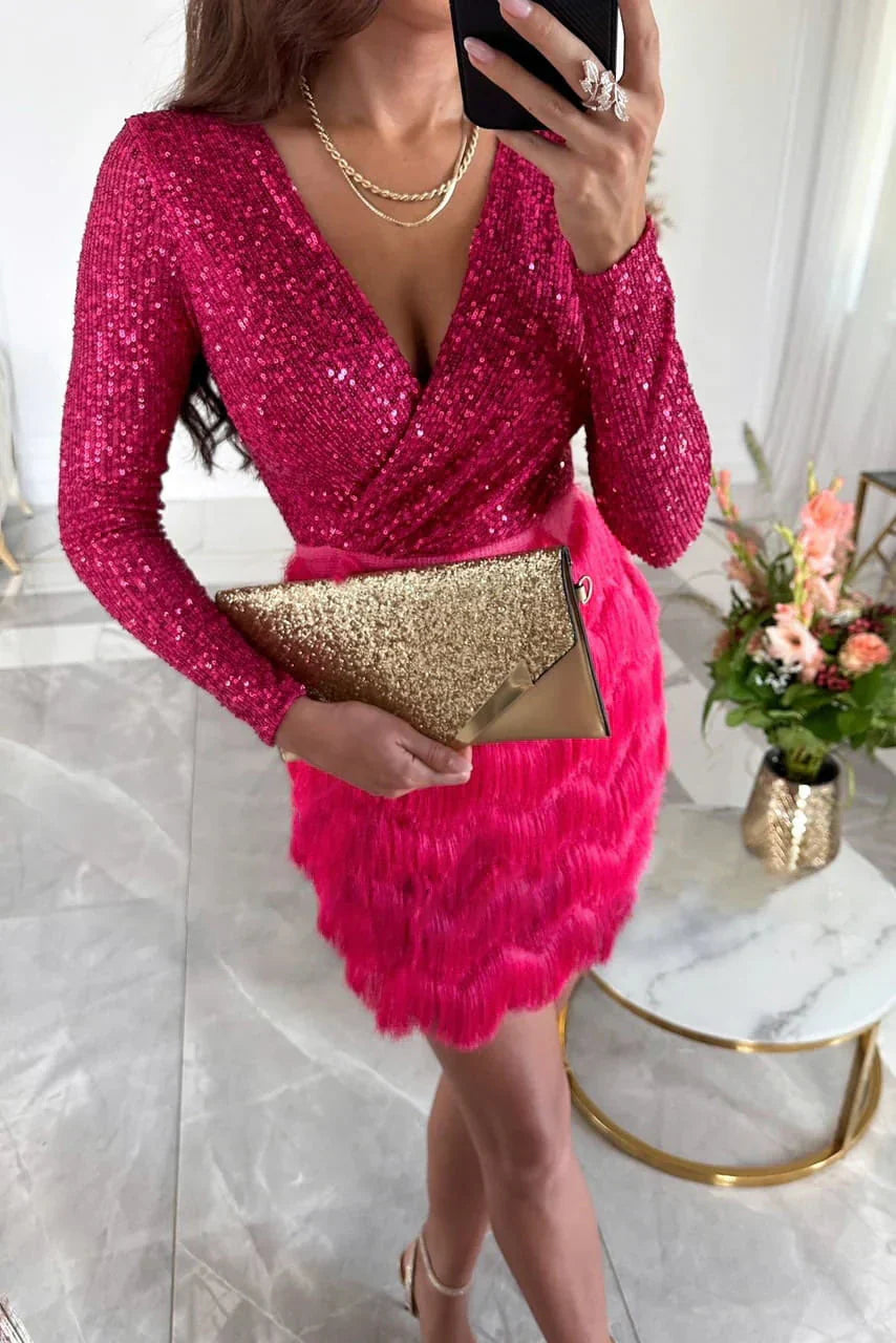 Instant Spotlight Mini Party Dress