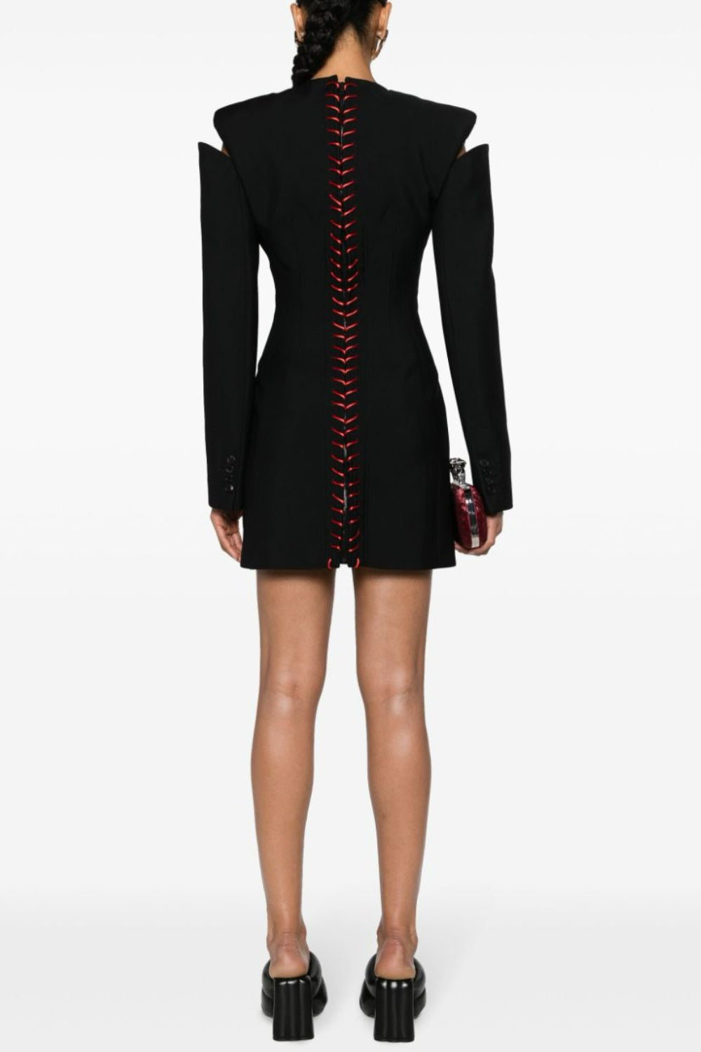 Luxe Lace-Up Mini: Turn Heads Effortlessly