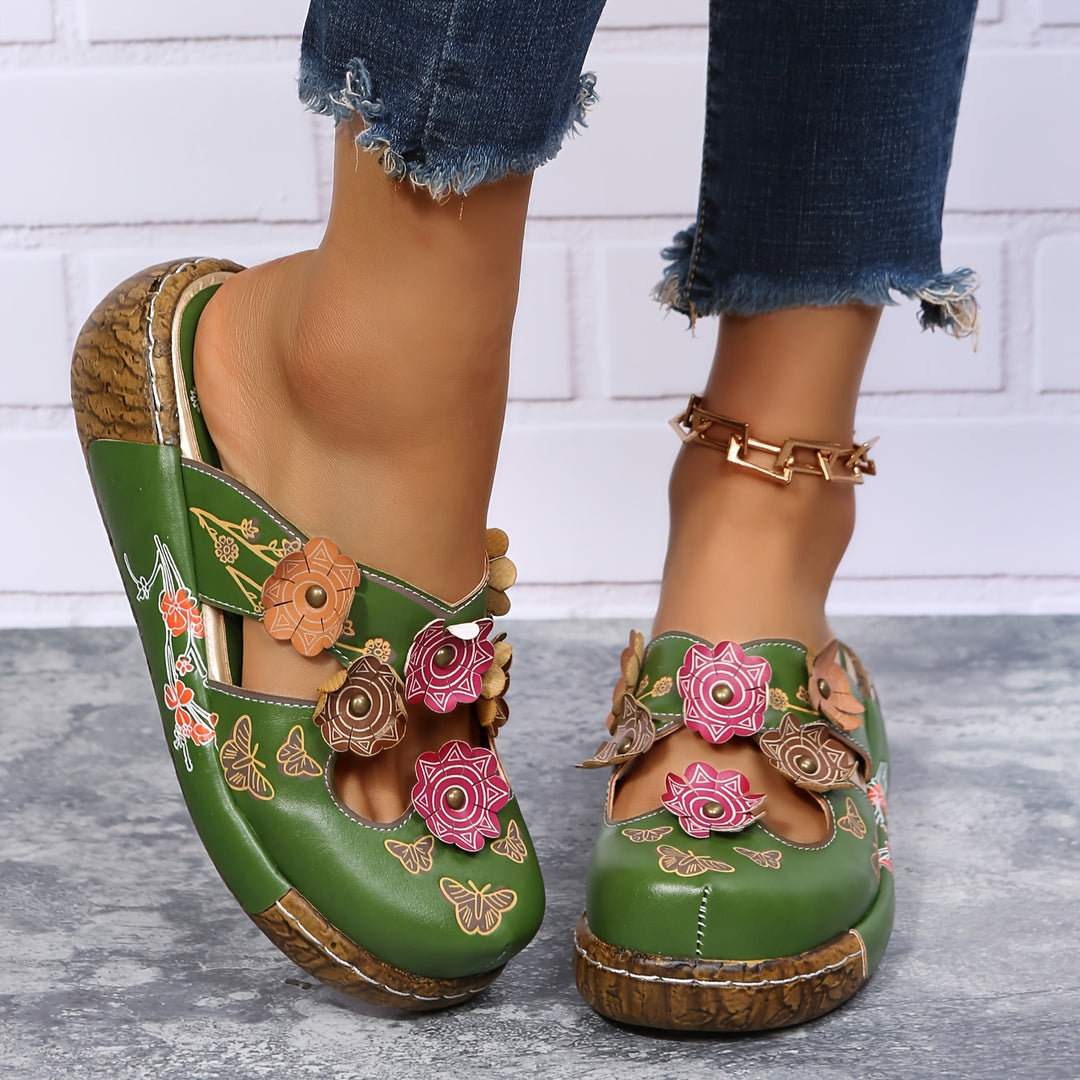 Elegant Comfort Wedge Sandals