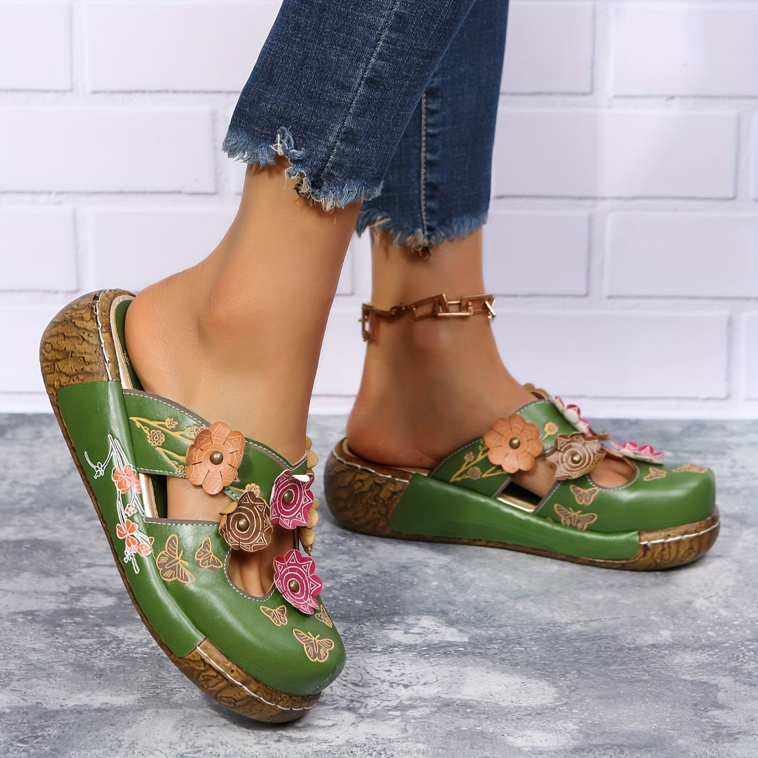 Elegant Comfort Wedge Sandals