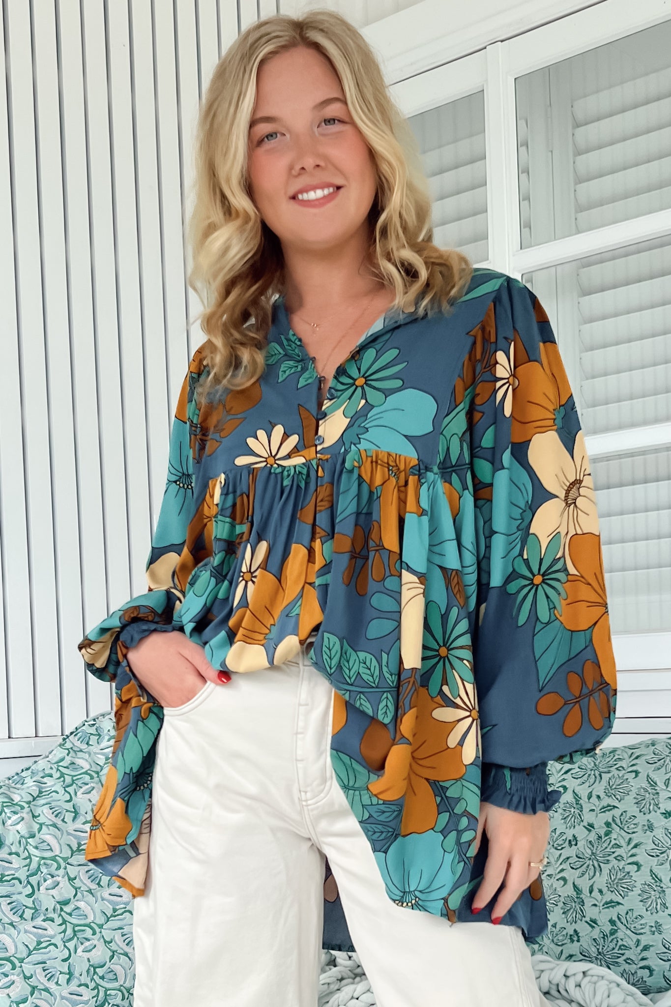 Effortless Comfort Smock Top