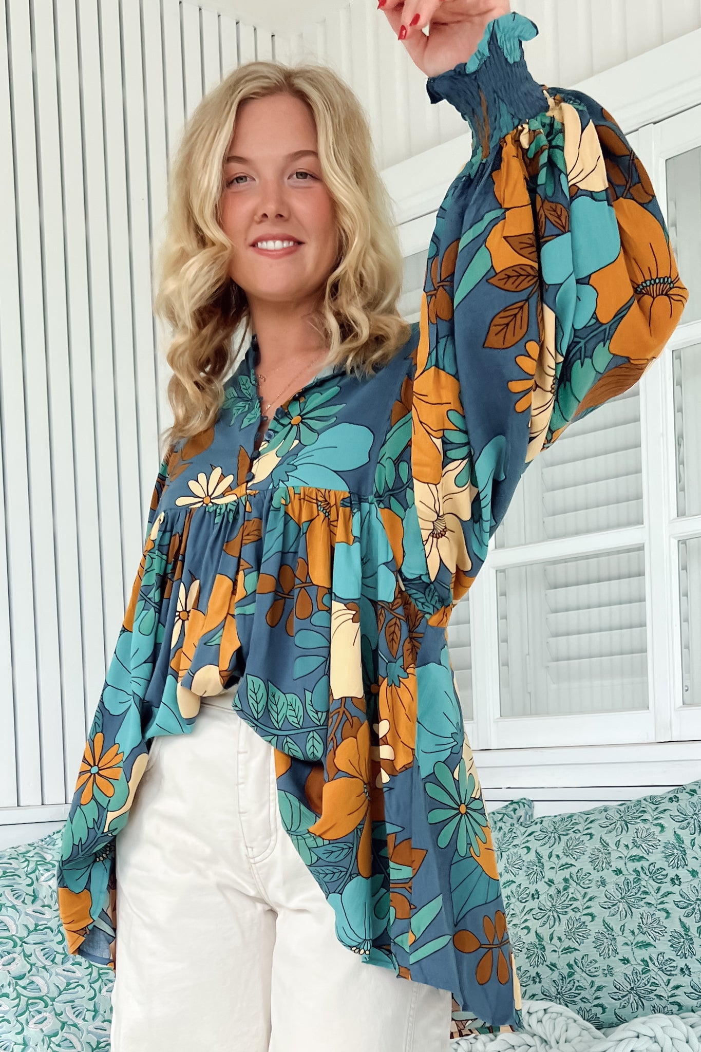 Effortless Comfort Smock Top