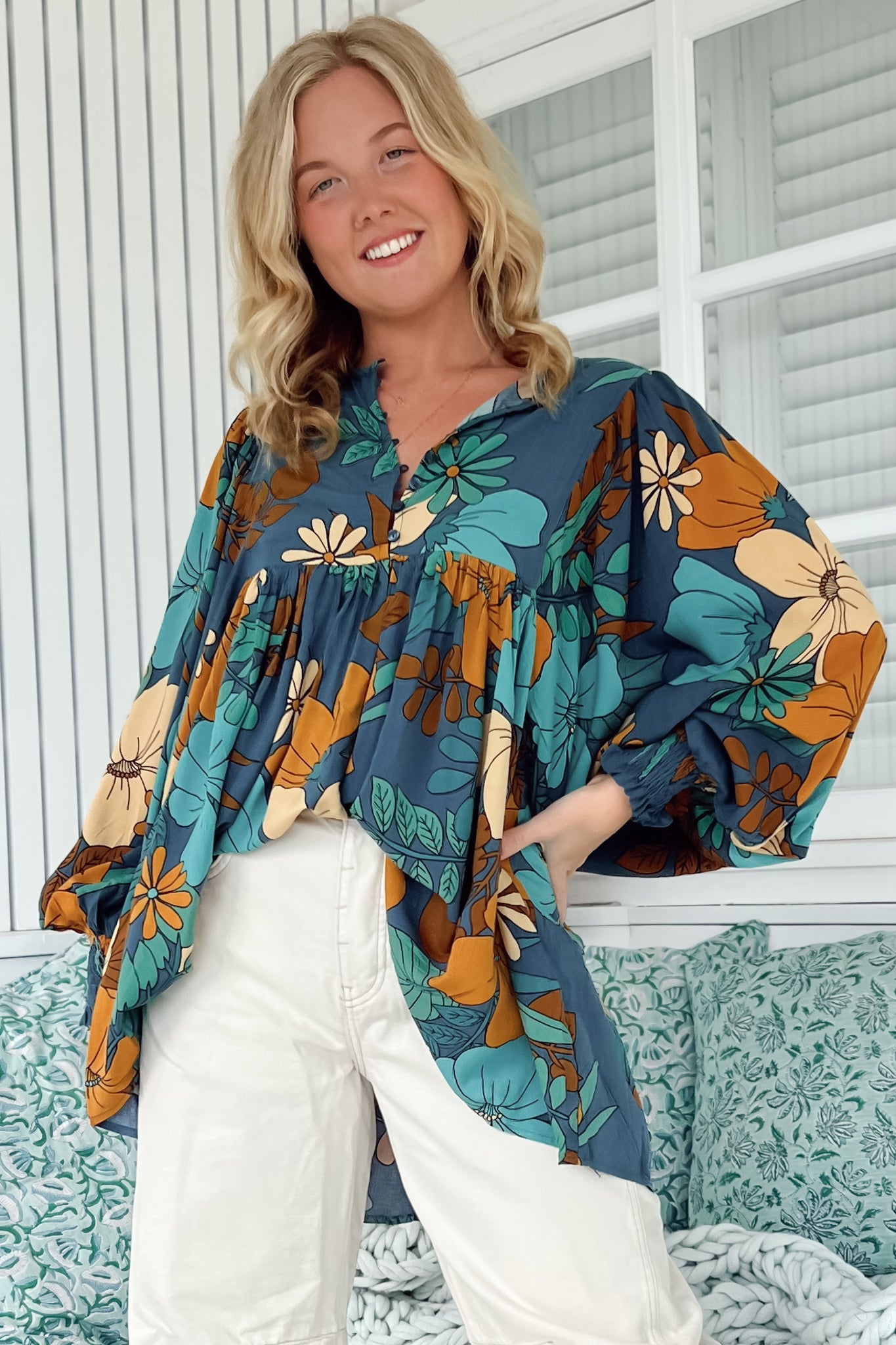 Effortless Comfort Smock Top