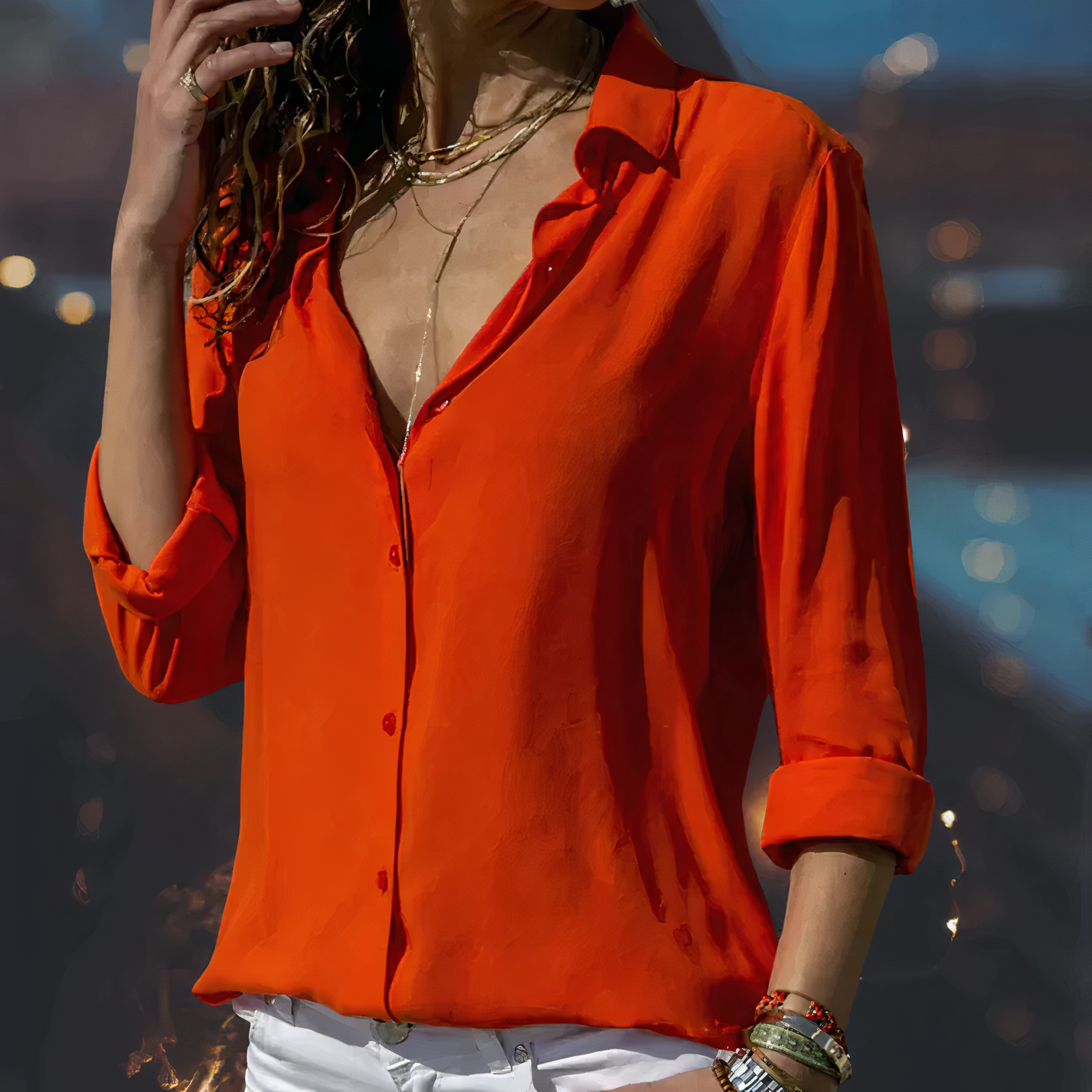 Effortless Elegance Chiffon Blouse