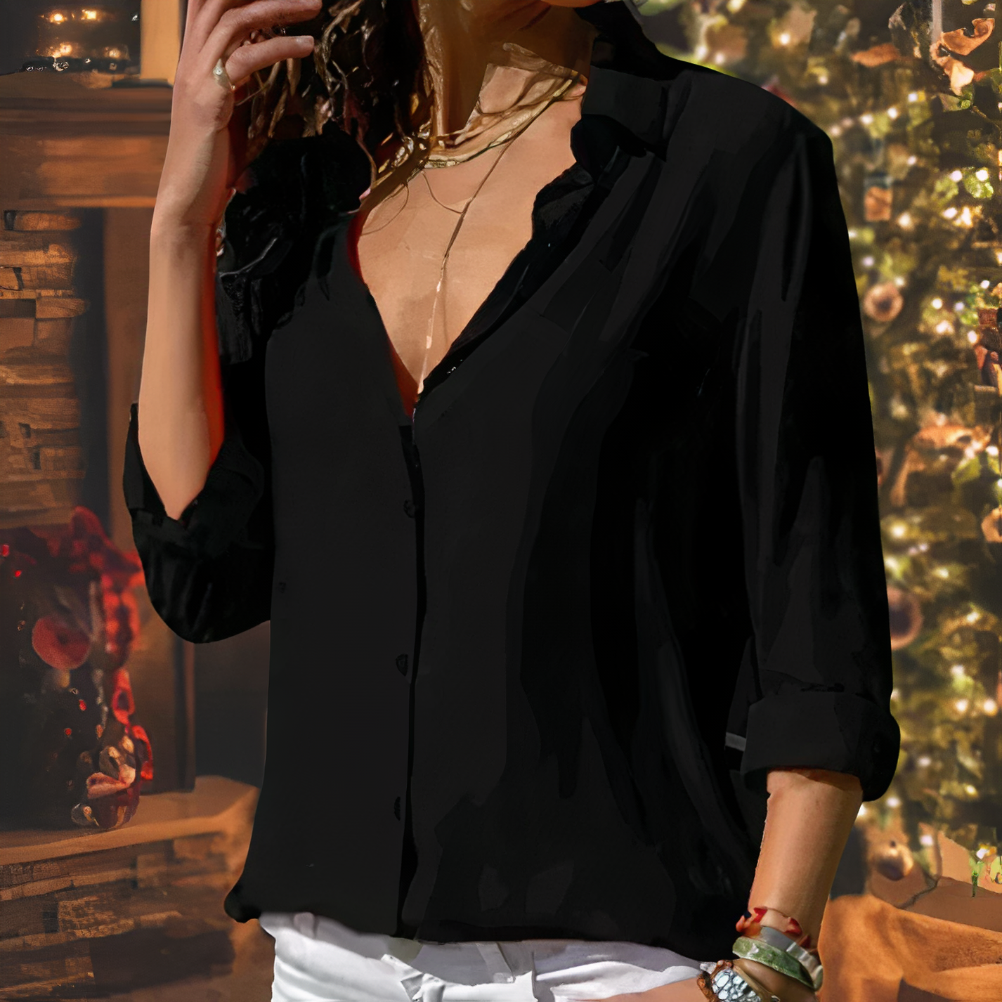 Effortless Elegance Chiffon Blouse