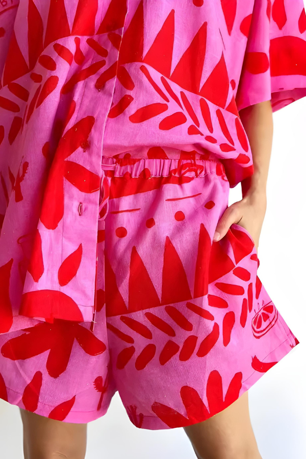 Bold Tropical Summer Chic Set
