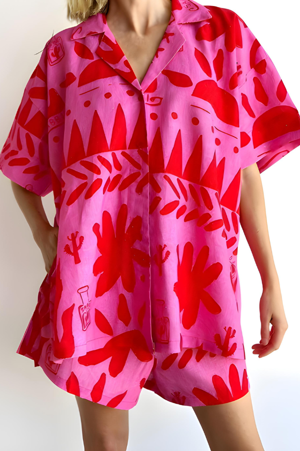 Bold Tropical Summer Chic Set