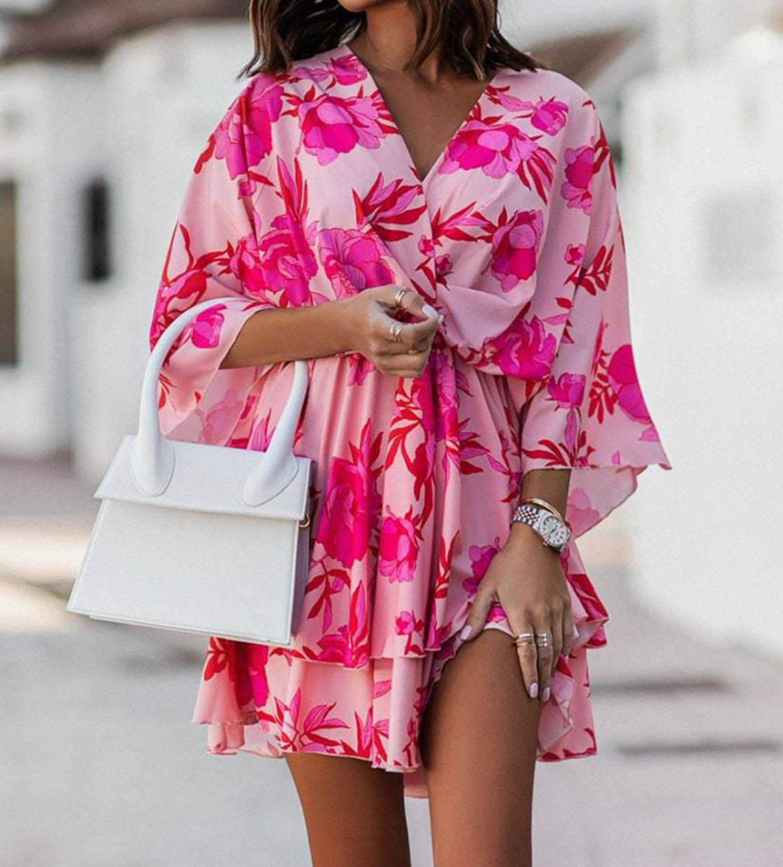 Breezy Boho Floral Dress