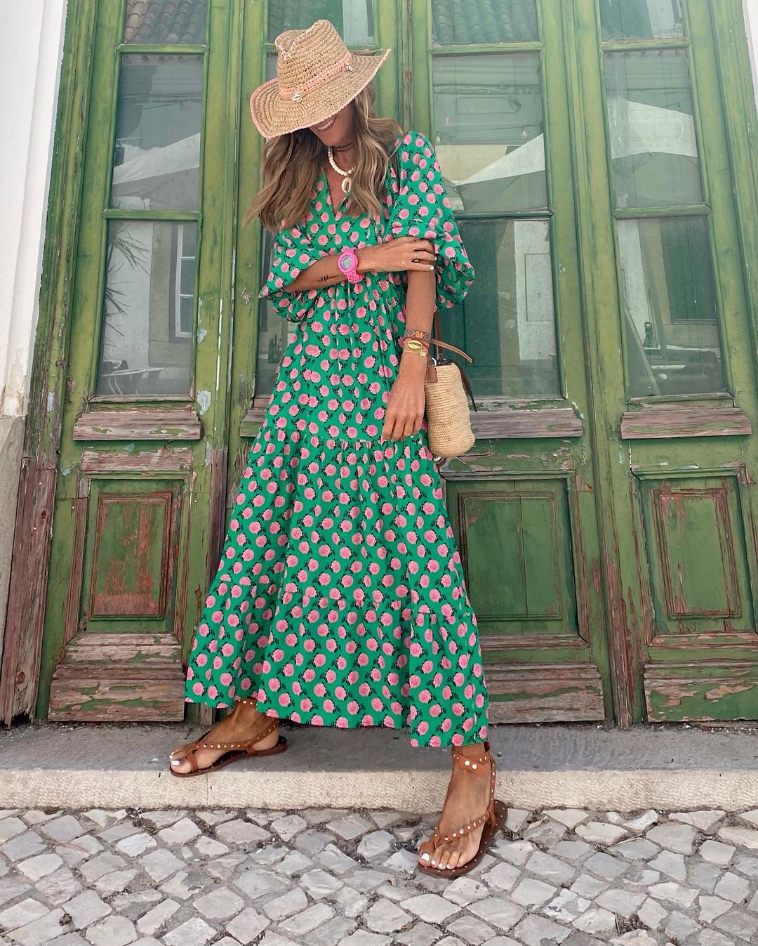 Elegant Bohemian Comfort Maxi Dress