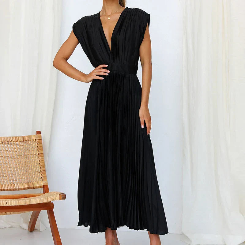 Graceful Pleated Dress