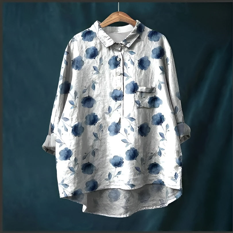 Effortless Vintage Elegance Blouse