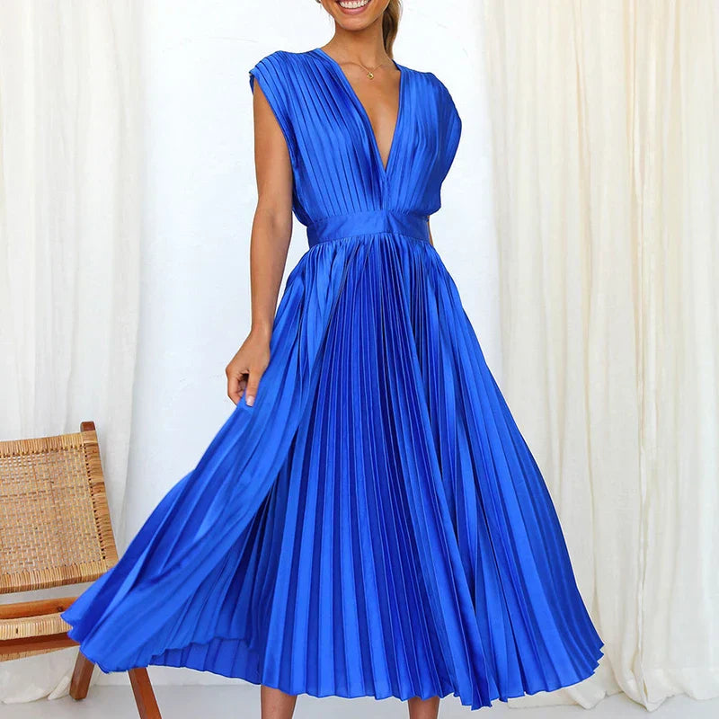Graceful Pleated Dress