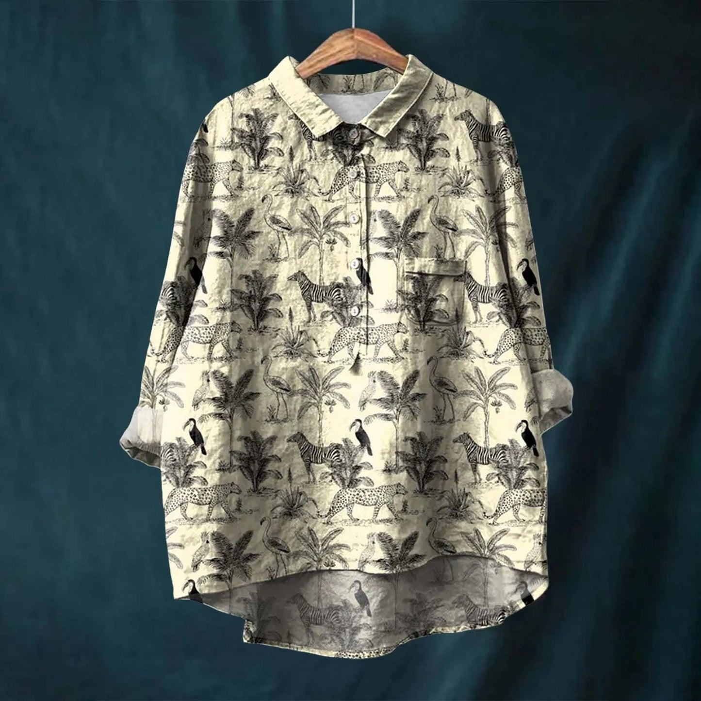 Chic Floral Comfort Blouse