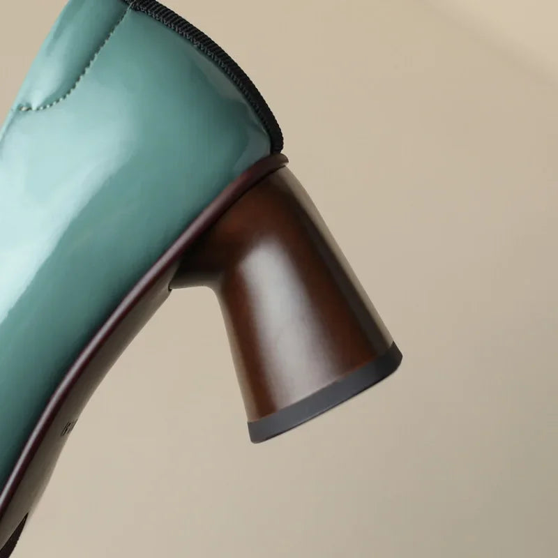 Comfort-Elegance Mid-Heel Pumps