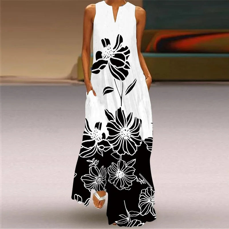 Comfortable Elegance: Butterfly A-Line Dress
