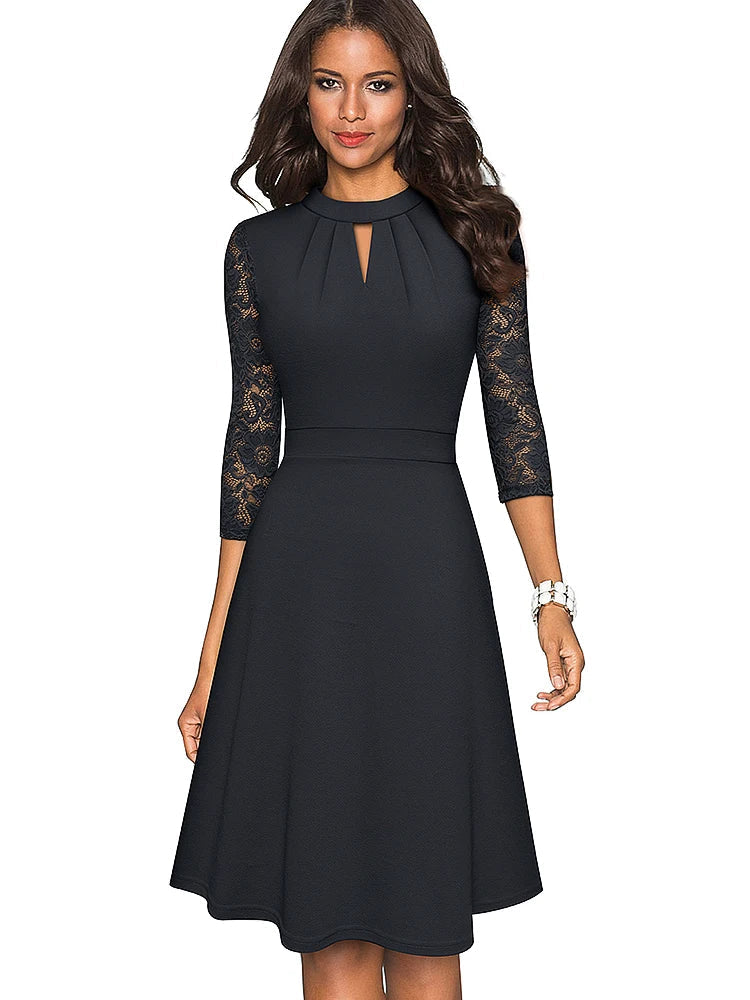 Flattering Lace Dress for Special Occasions