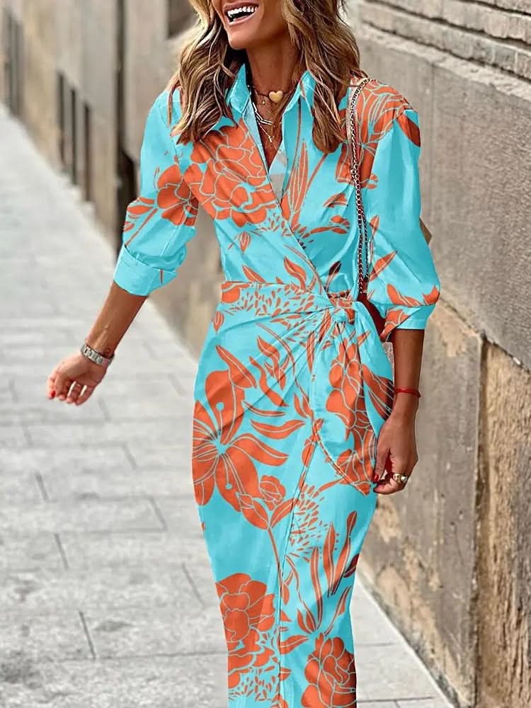 Statement Wrap Dress for Instant Impact