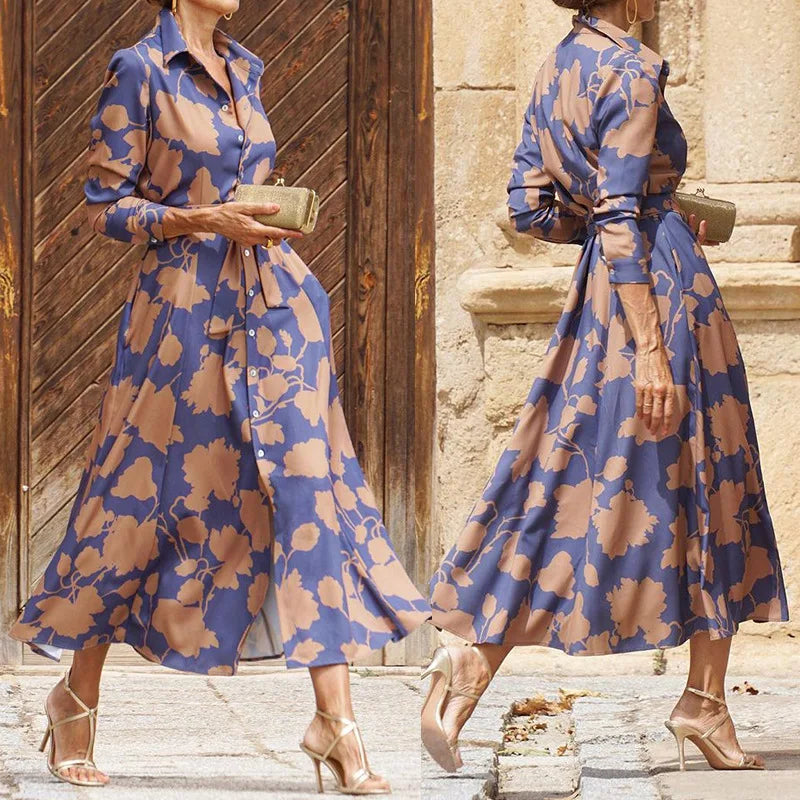 Confident Elegance Shirt Dress