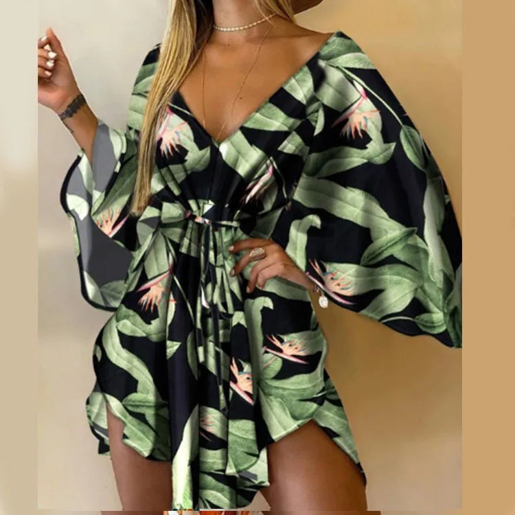 Effortless Boho Beauty Mini Dress