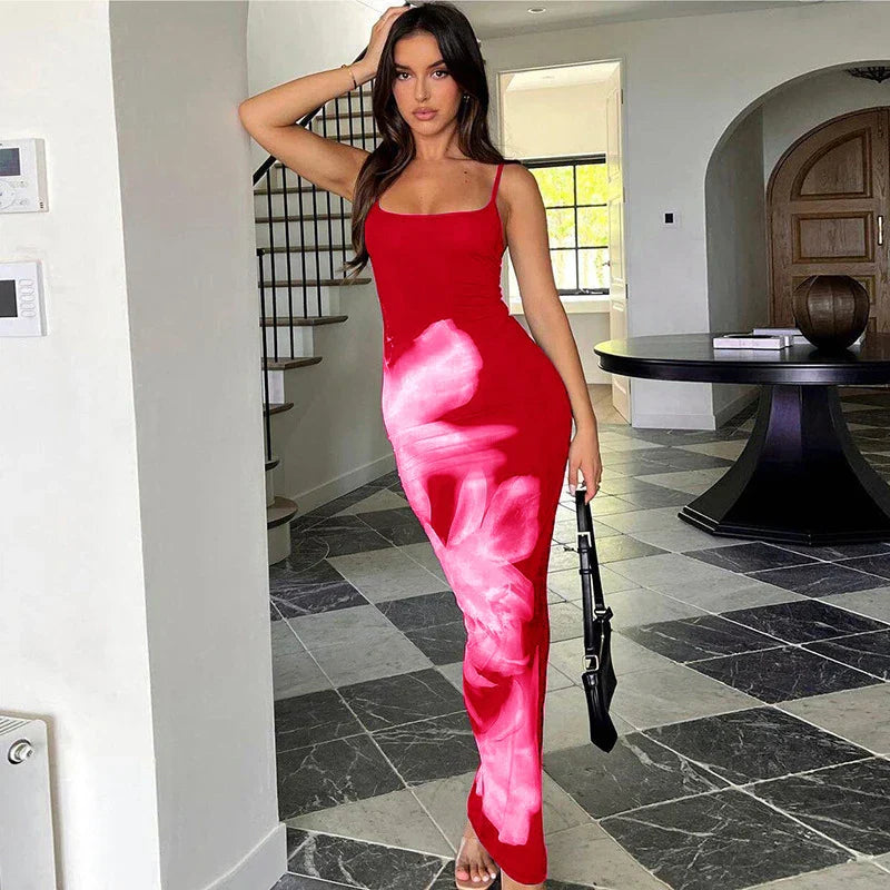 Chic Comfort Printed Maxi Dress