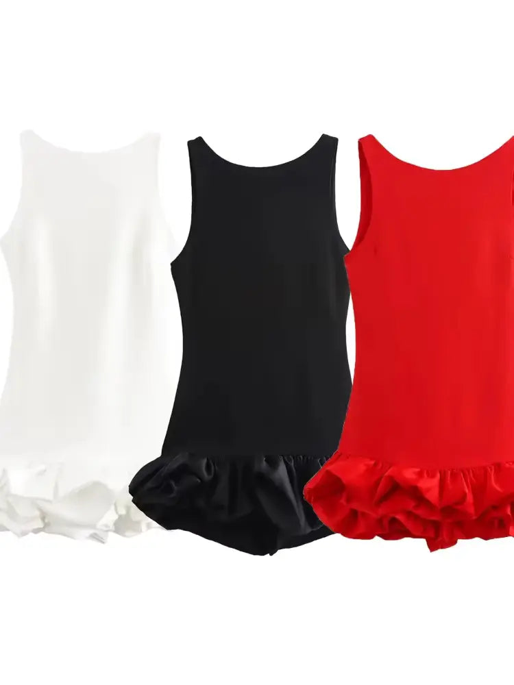 Effortless Ruffle Chic Dress