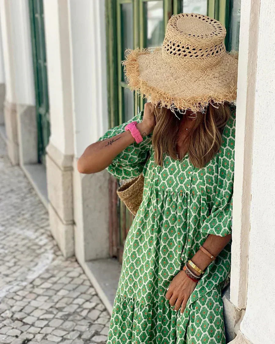 Elegant Bohemian Comfort Maxi Dress