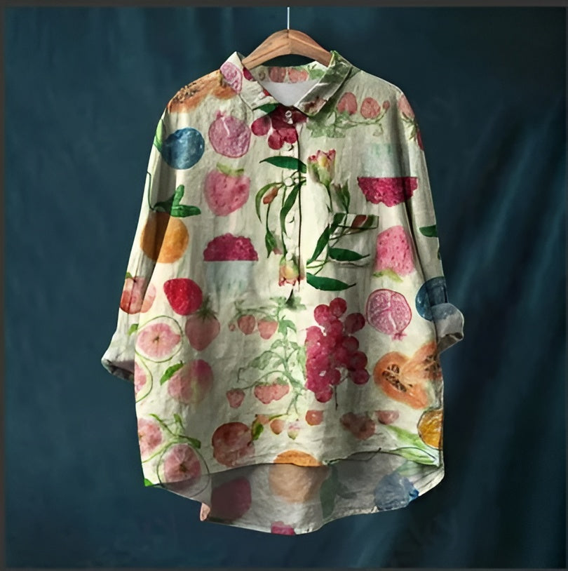 Effortless Vintage Elegance Blouse