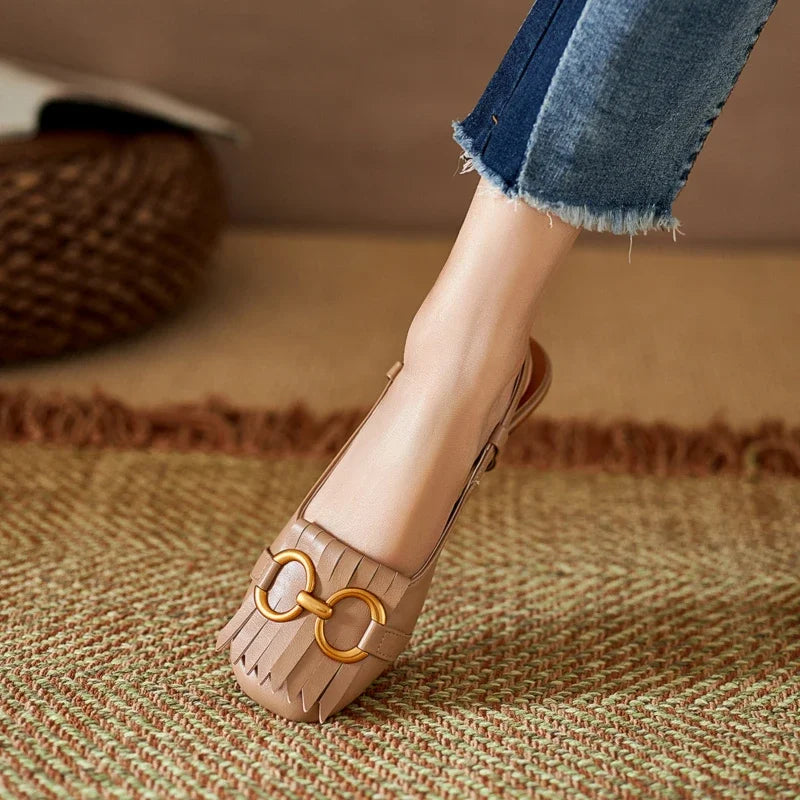 Comfort-Stability Leather Sandals