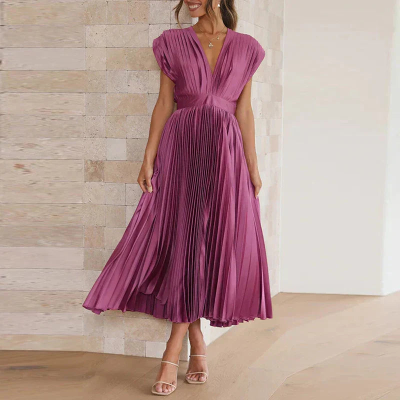 Graceful Pleated Dress