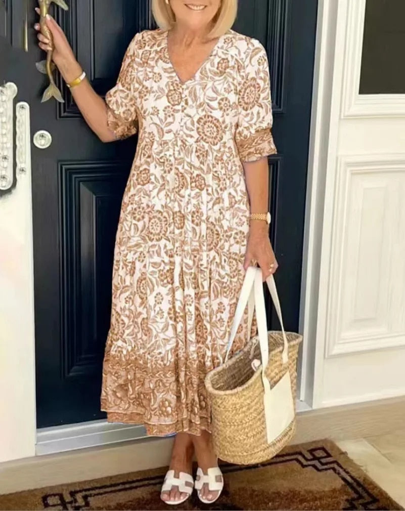 Chic Floral Dress for Effortless Charm