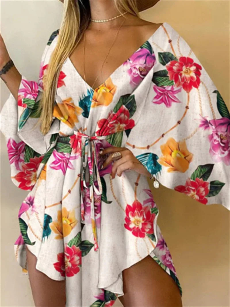 Effortless Boho Beauty Mini Dress