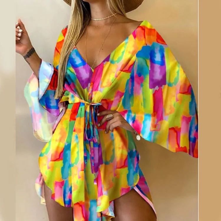 Effortless Boho Beauty Mini Dress