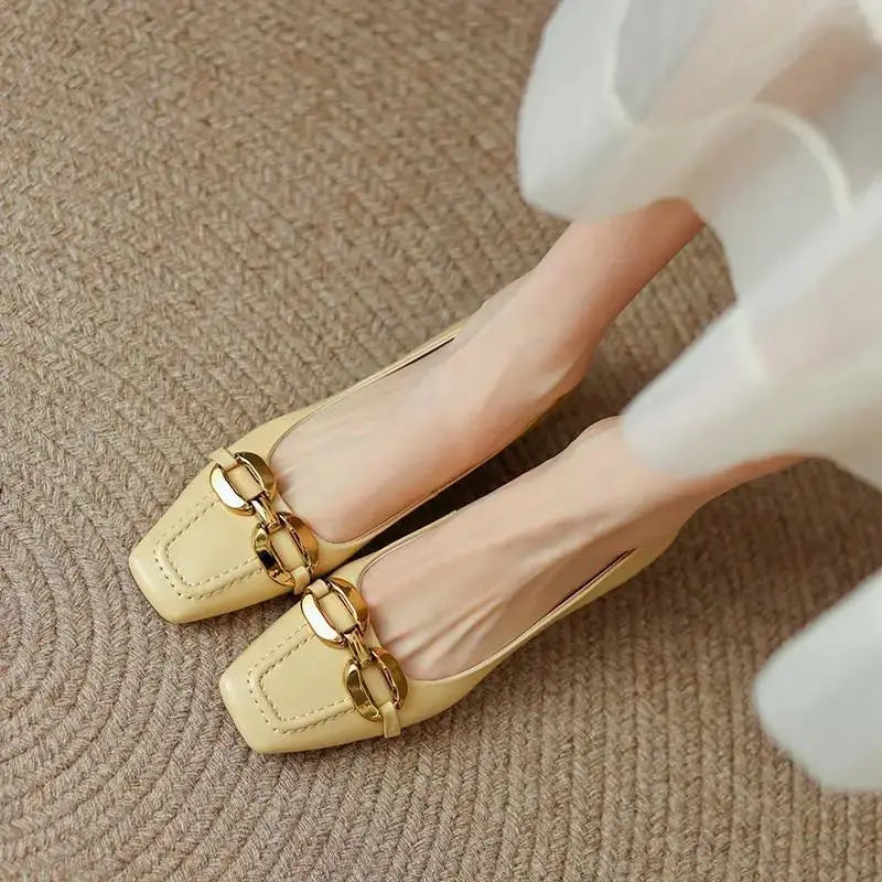 Elegant Patchwork Sandals