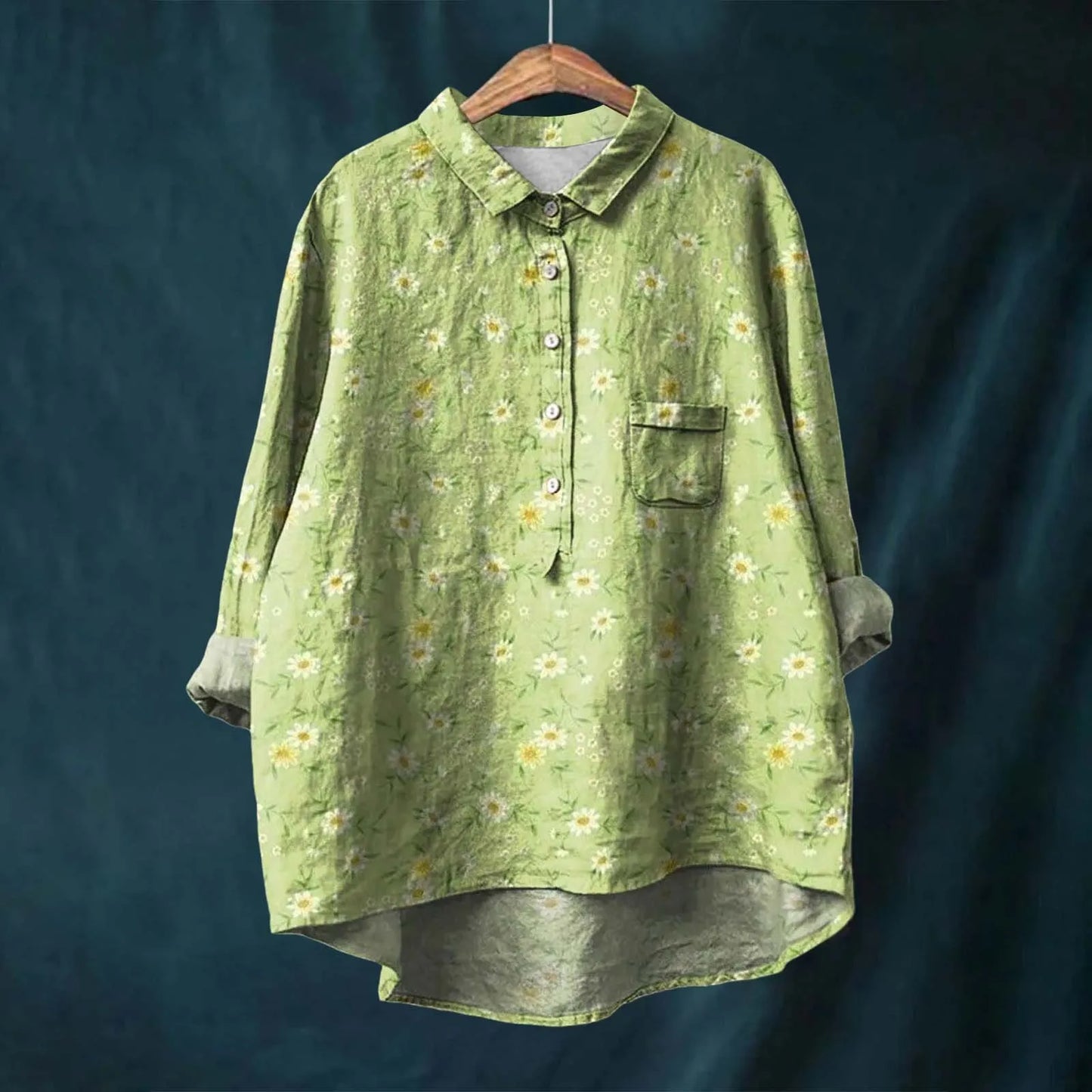 Chic Floral Comfort Blouse