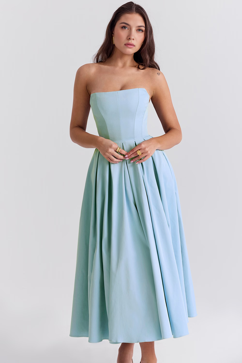 Elegant-Shape Midi Sundress