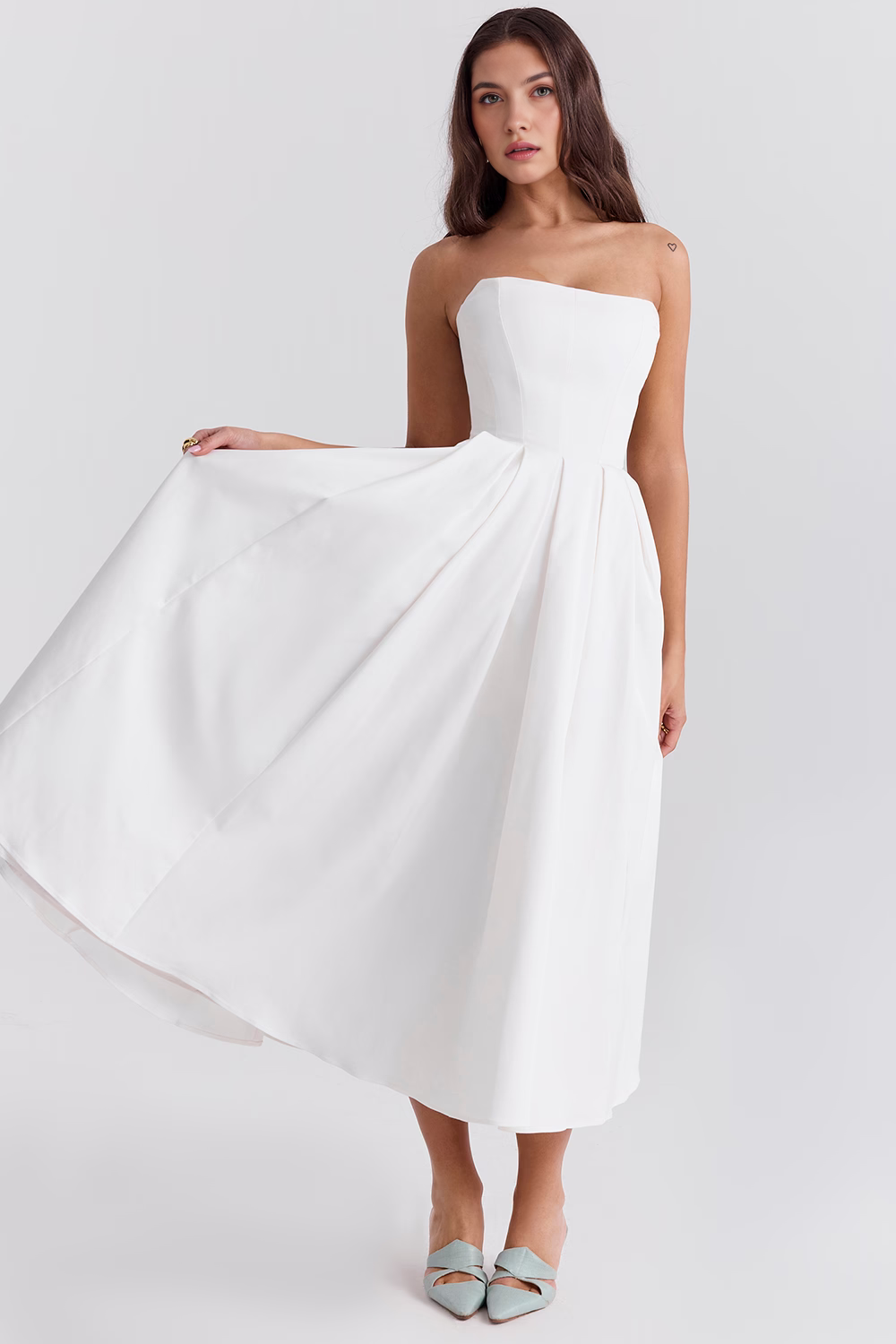 Elegant-Shape Midi Sundress