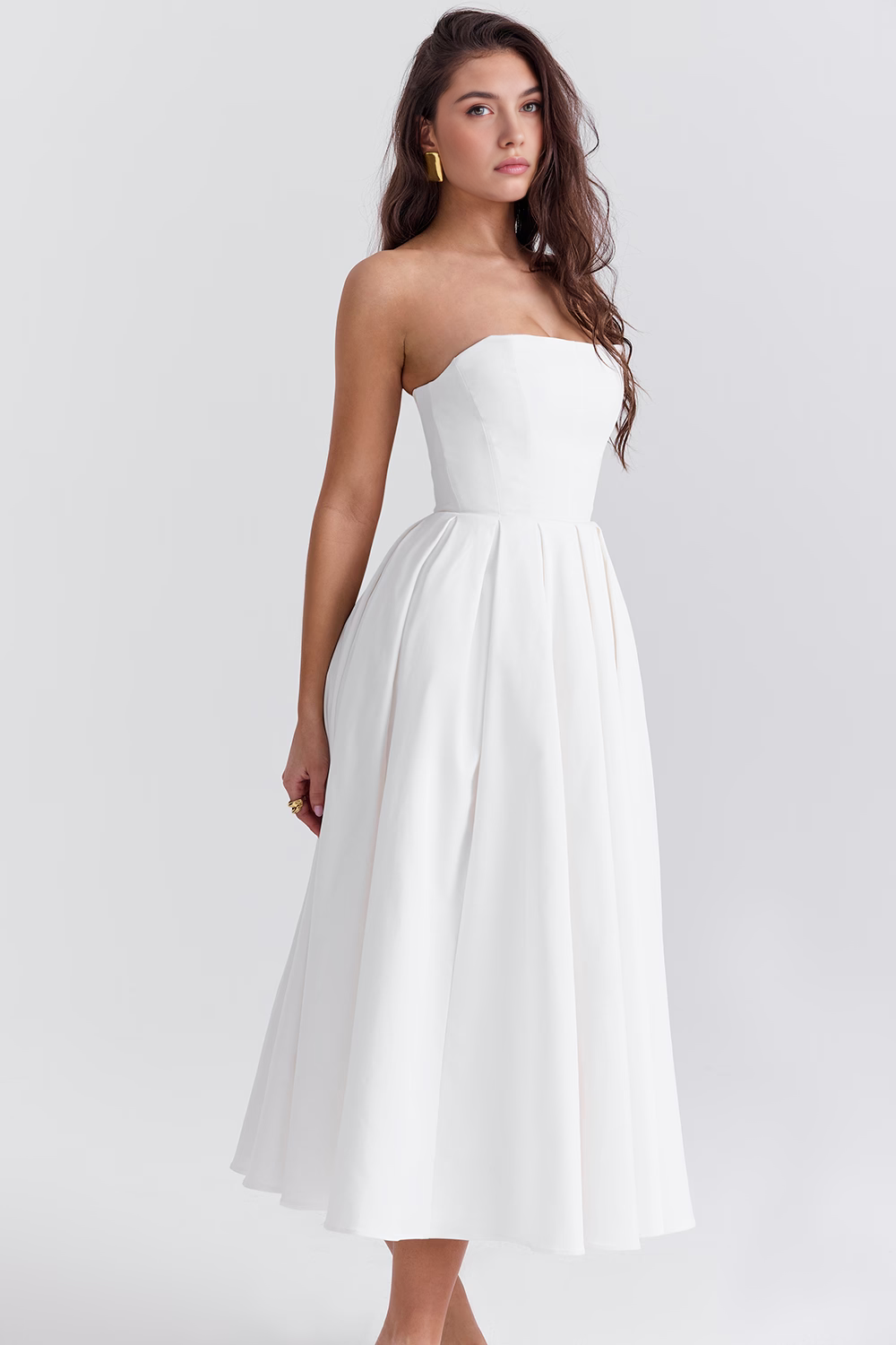 Elegant-Shape Midi Sundress