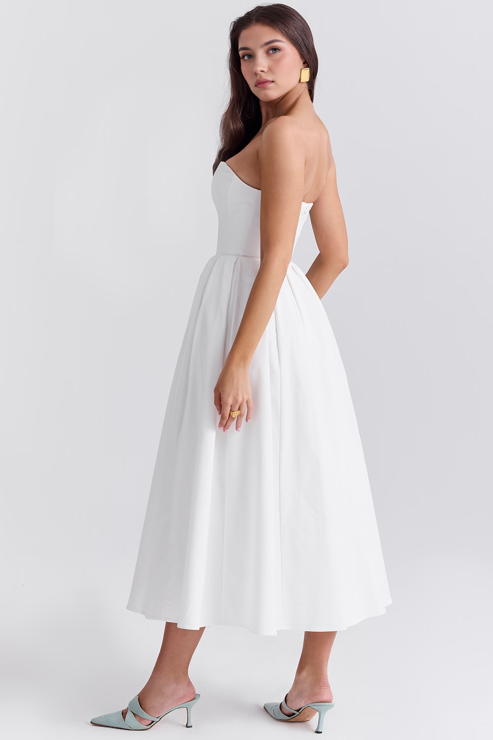 Elegant-Shape Midi Sundress