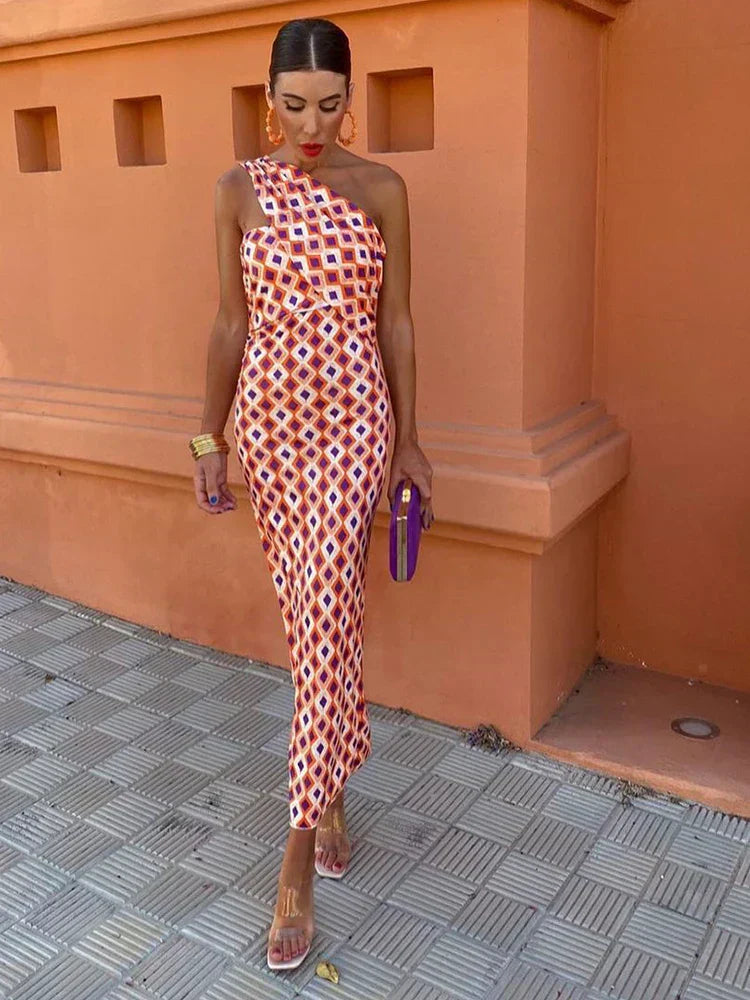 Sleek Summer Statement Dress