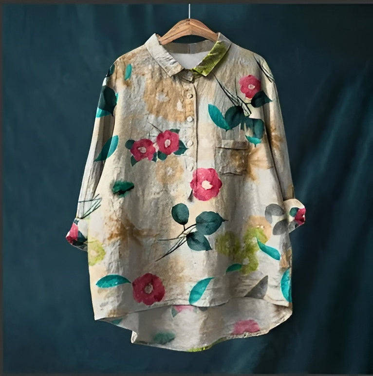 Effortless Vintage Elegance Blouse