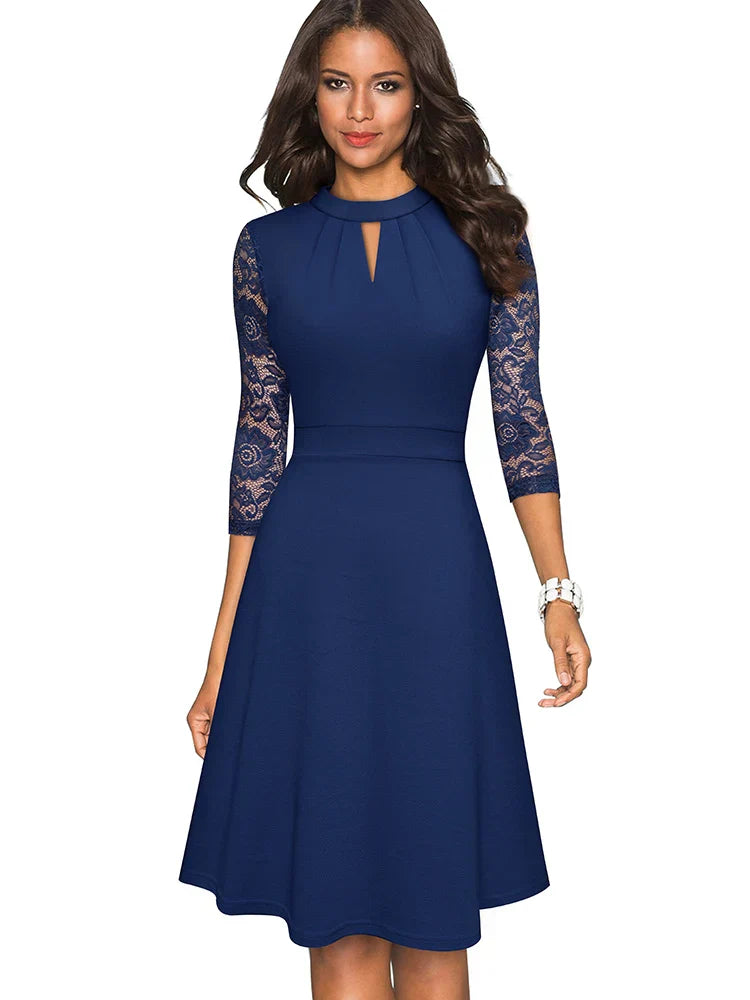 Flattering Lace Dress for Special Occasions